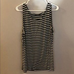 Black and white tank